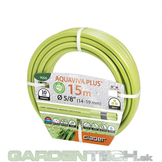 AQUAVIVA PLUS zelená Ø 5/8"  15 m - iba na objednávku - CLABER 9005PLUS zelená Ø 5/8