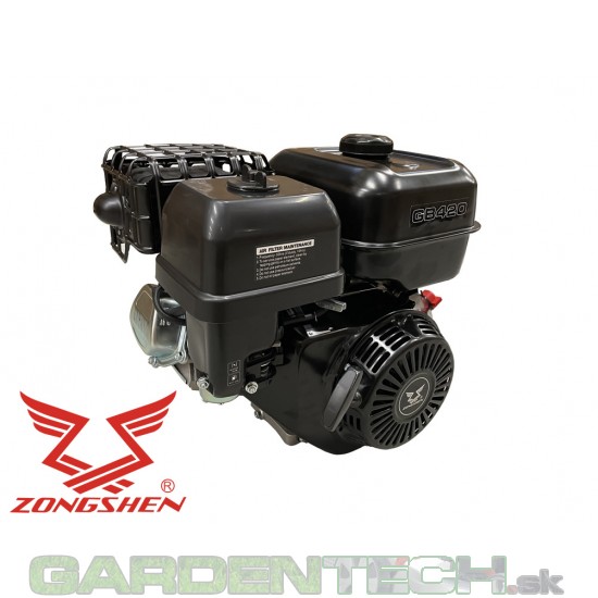 MOTOR ZONGSHEN GB420 420cc 13,0 horizontálna hriadeľ 25.4mm