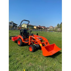 Traktor set Kubota BX231 + nakladač + rekultivátor